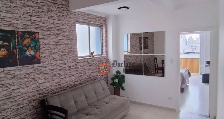 Apartamento com 1 dormitório à venda, 50 m² por R$ 530.000 - Boqueirão - Santos/SP