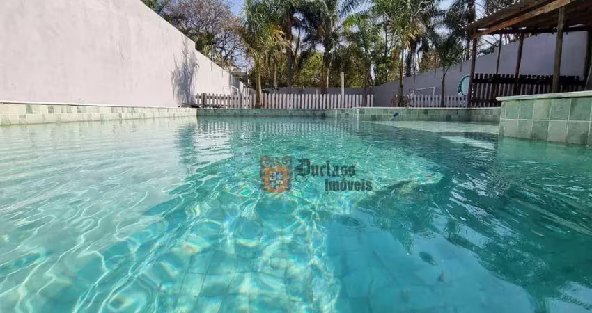Chácara com 1 dormitório à venda, 1125 m² por r$ 700.000,00 - jardim estância brasil - atibaia/sp