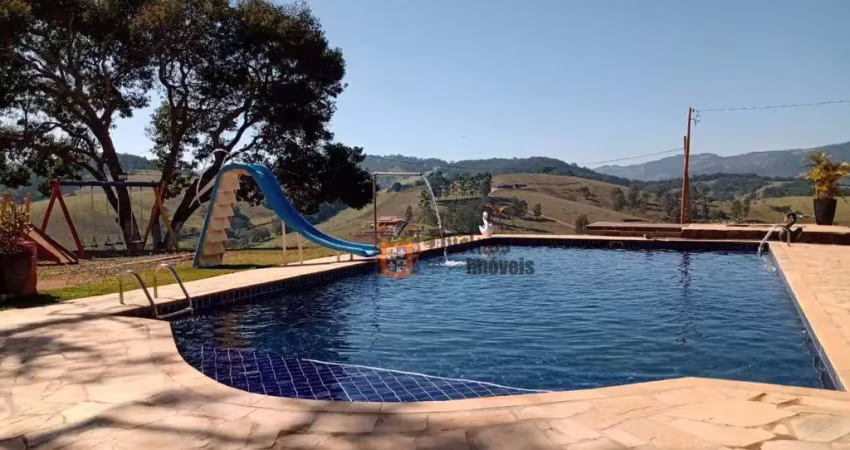 Chácara com 4 dormitórios à venda, 2000 m² por r$ 595.000,00 - jardim - extrema/mg