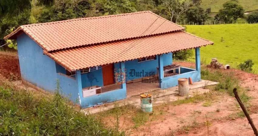 Chácara com 1 dormitório à venda, 4500 m² por r$ 330.000,00 - jardim - extrema/mg