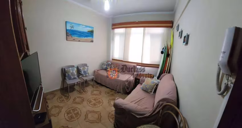 Apartamento com 1 dormitório à venda, 39 m² por r$ 240.000,00 - boqueirão - praia grande/sp