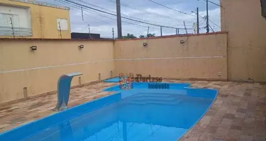 Sobrado com 2 dormitórios à venda, 79 m² por r$ 318.000 - oceanópolis - mongaguá/sp