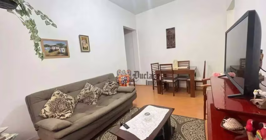 Apartamento com 2 dormitórios à venda, 75 m² por r$ 385.000 - josé menino - santos/sp