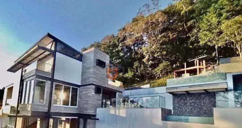 Sobrado com 5 suítes à venda, 500 m² por r$ 2.850.000 - cidade satélite - atibaia/sp
