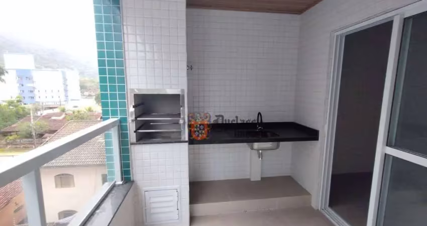 Apartamento com 2 dormitórios à venda, 61 m² por r$ 650.000 - toninhas - ubatuba/sp