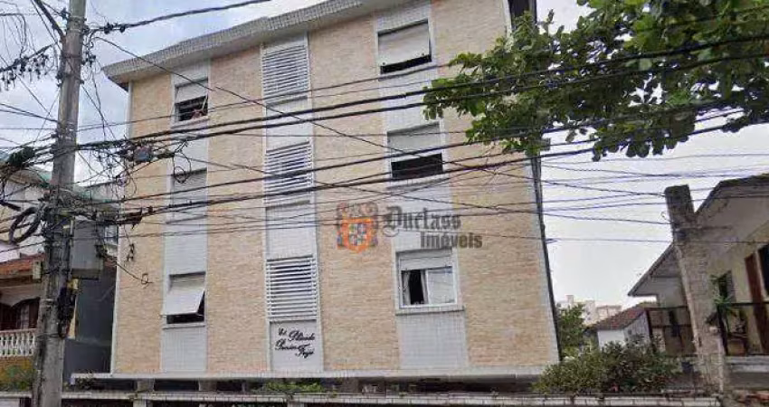 Apartamento com 2 dormitórios à venda, 73 m² por r$ 385.000 - embaré - santos/sp
