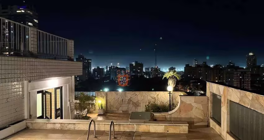 Cobertura com 4 dormitórios à venda, 361 m² por r$ 3.843.000 - ponta da praia - santos/sp