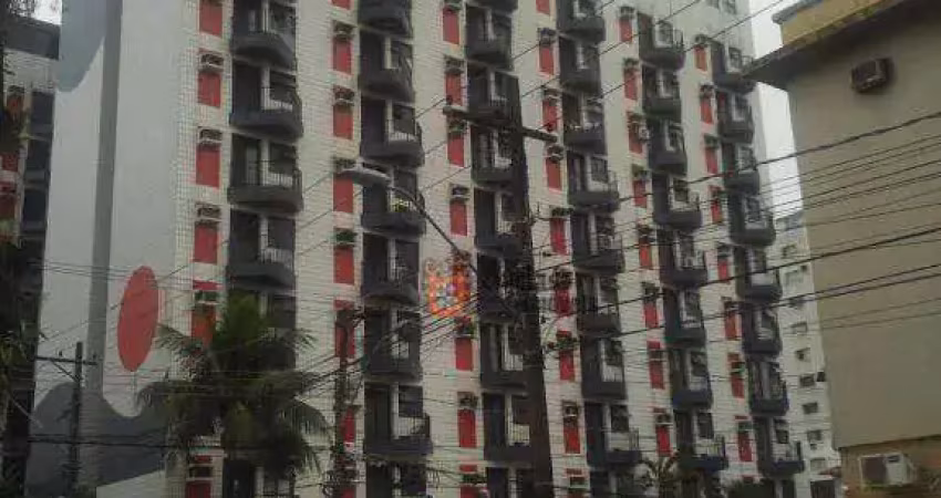 Flat com 1 dormitório à venda, 50 m² por r$ 200.000 - centro - são vicente/sp