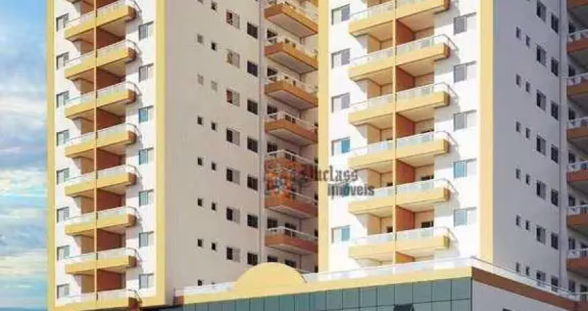 Apartamento com 2 dormitórios à venda, 57 m² por r$ 480.000 - boqueirão - praia grande/sp