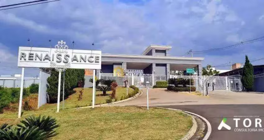 Terreno á venda no condomínio residencial renaissance em sorocaba/sp