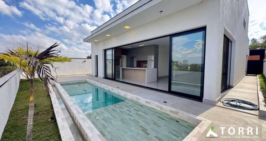 Casa com suíte e piscina a venda no condomínio alphaville castelo  em sorocaba/sp