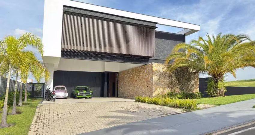 Casa mobiliada, com piscina e bar molhado á venda no residencial saint patrick em sorocaba/sp