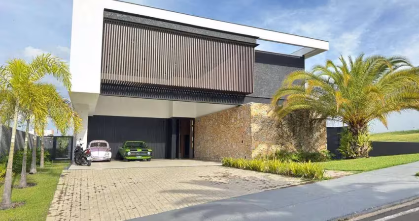 Casa mobiliada, com piscina e bar molhado á venda no residencial saint patrick em sorocaba/sp