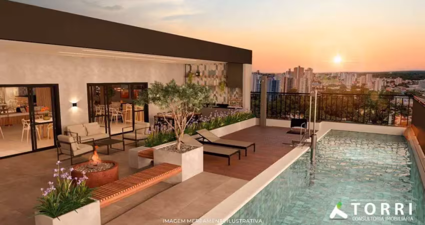 Apartamento com 2 quartos no condomínio essência campolim, no bairro parque campolim, em sorocaba-sp
