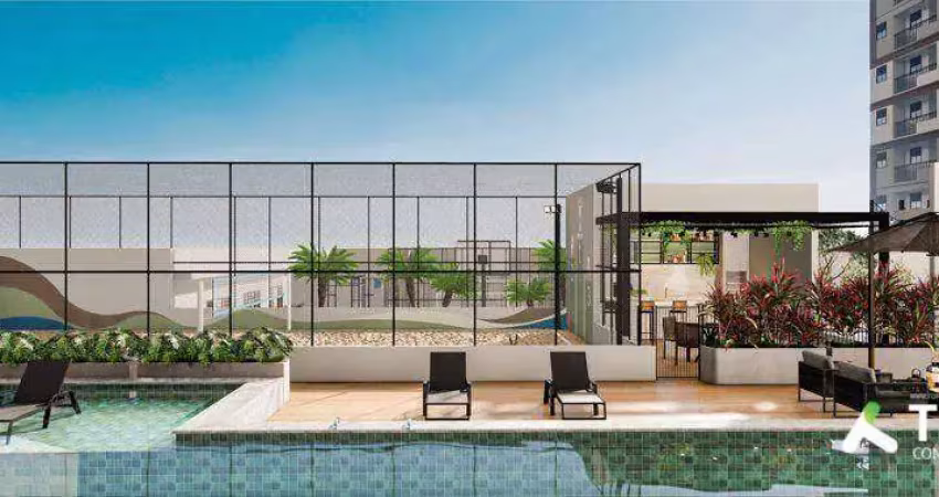 Apartamento com 2 quartos à venda no condomínio ipa clube, no bairro centro, em sorocaba-sp