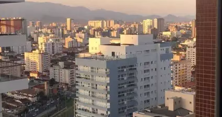 Locação - mobiliado - 2 quartos, suíte, varanda e garagem demarcada -pompéia - santos