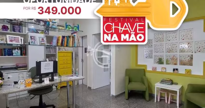 Ótima sala comercial no condomínio medclínicas baixou para r$ 349.000,00