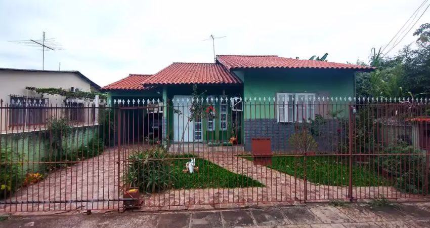 Excelente casa térrea com piscina e depósito nos fundos, no bairro igara -canoas.