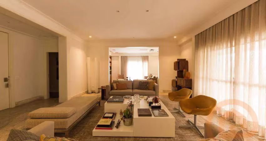 Apartamento com 3 dormitórios à venda, 280 m² por r$ 9.500.000,00 - vila nova conceição - são paulo/sp