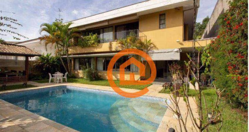 Casa com 4 dormitórios com 3 suítes à venda, 358 m² por R$ 3.200.000 - Jardim Guedala - São Paulo/SP