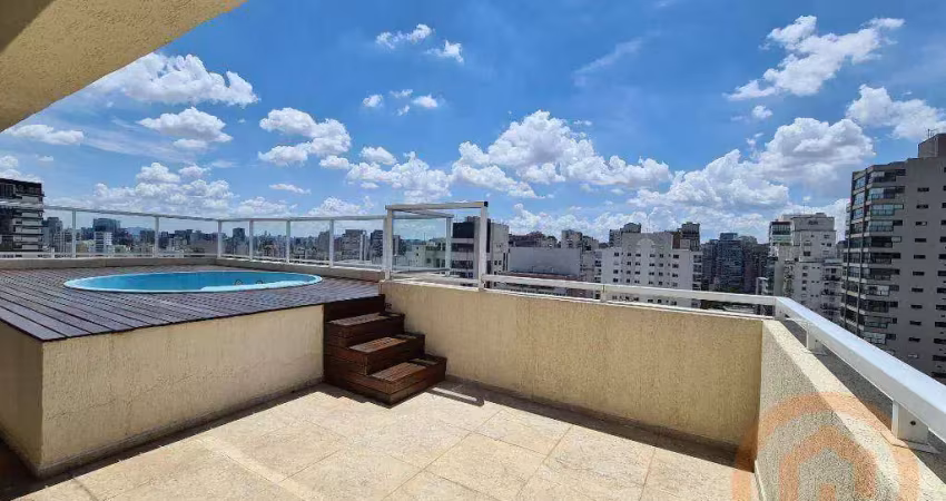Cobertura com 4 dormitórios à venda, 234 m² por R$ 3.250.000,00 - Moema - São Paulo/SP
