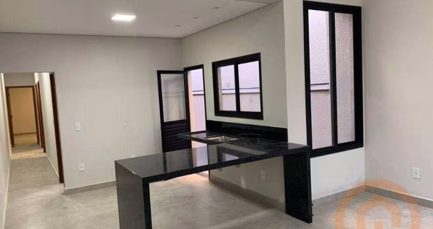 Casa com 3 dormitórios sendo 1 suíte à venda, 81 m² por R$ 522.000 - Jardim Morada do Sol - Indaiatuba/SP
