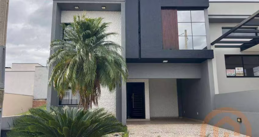 Casa com 3 dormitórios, sendo 1 suíte à venda, 194 m² por r$ 1.150.000 - condomínio residencial vila rica - indaiatuba/sp