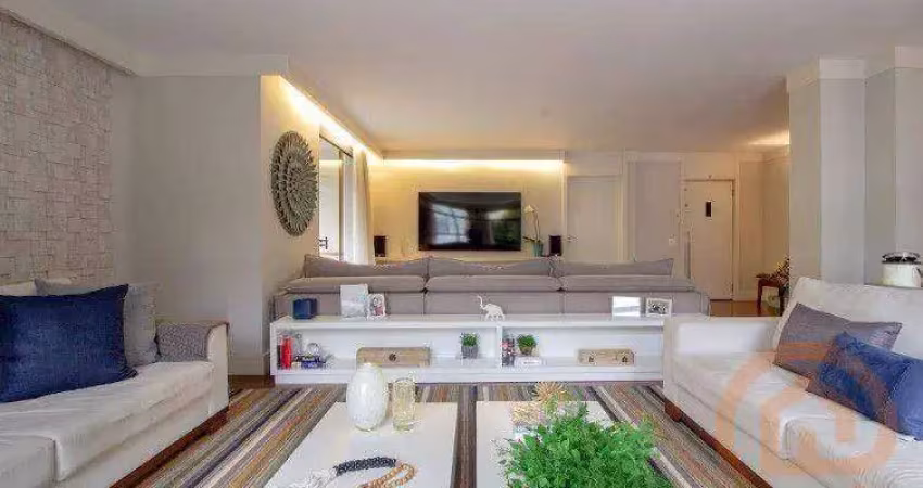 Apartamento com 4 dormitórios à venda, 232 m² por r$ 2.200.000,00 - real parque - são paulo/sp