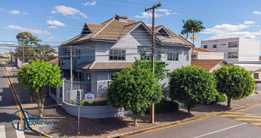 Sobrado com 3 dormitórios à venda, 339 m² por r$ 1.300.000,00 - orfãs - ponta grossa/pr