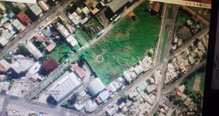 Terreno comercial à venda na Avenida Thomaz Edison, 1410, Campina, São Leopoldo