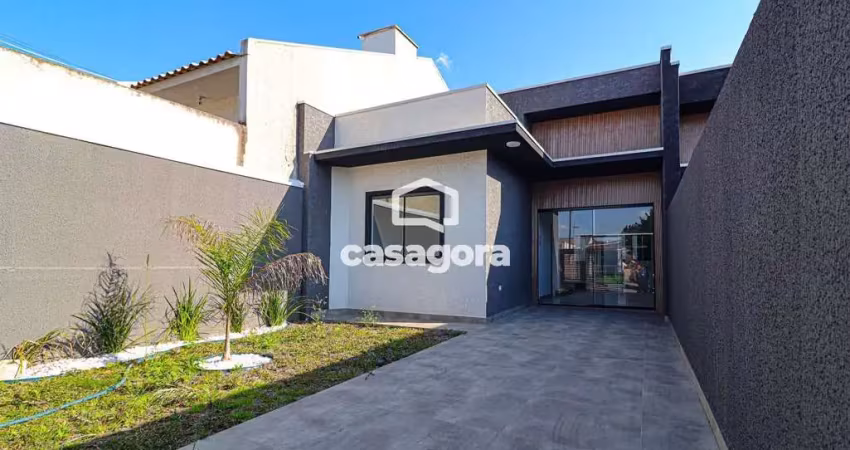 Casa com 3 dormitórios à venda - gralha azul - fazenda rio grande pr