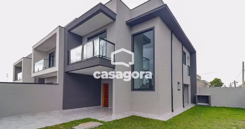 Sobrado à venda 3 quartos com suíte, nações, fazenda rio grande - pr