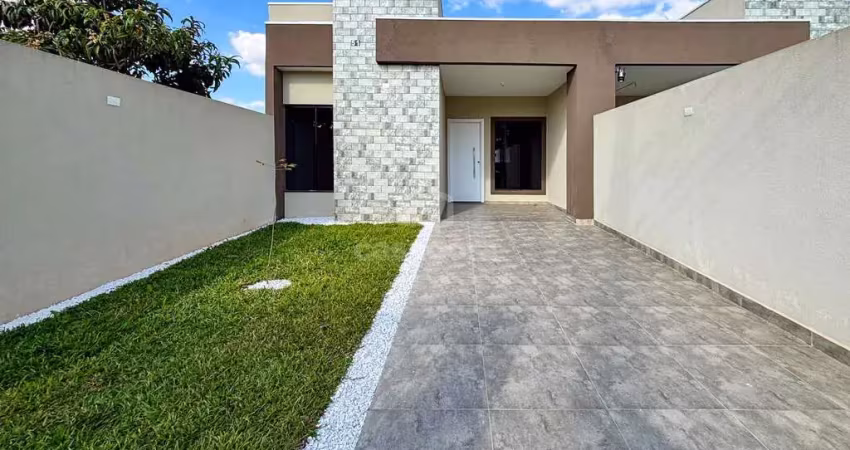 Casa à venda com edícula e churrasqueira em fazenda rio grande