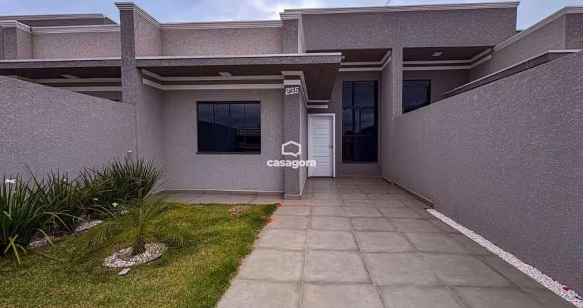 Casa Térrea com Área Gourmet Integrada  Bairro Estados, Fazenda Rio Grande, PR