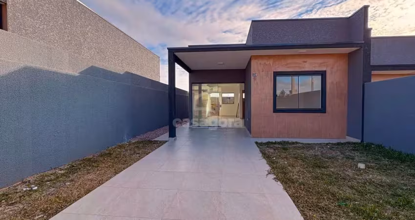 Casa com 2 quartos e churrasqueira no bairro estados, fazenda rio grande - pr