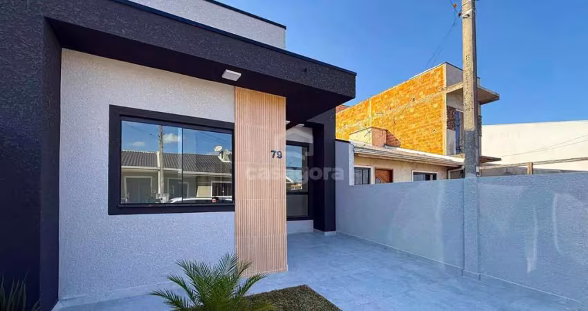 Casa com suíte e churrasqueira no nações  fazenda rio grande