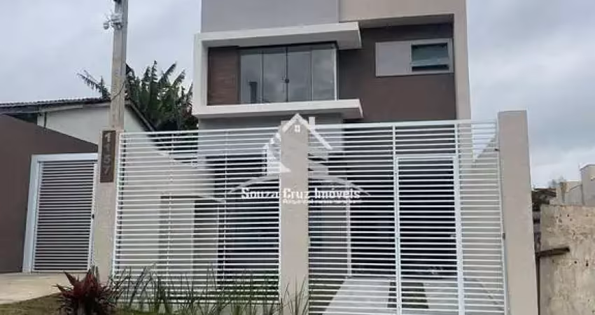 Sobrado frente para rua - 03 quartos (01 suíte) - terraço com churrasqueira