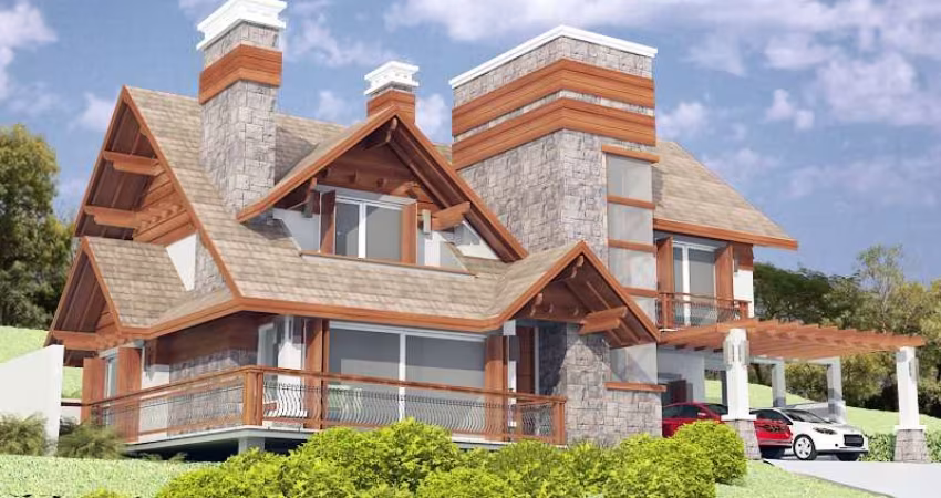 Casa com 4 quartos à venda na Rua Das Alfazemas, 329, Bavaria, Gramado