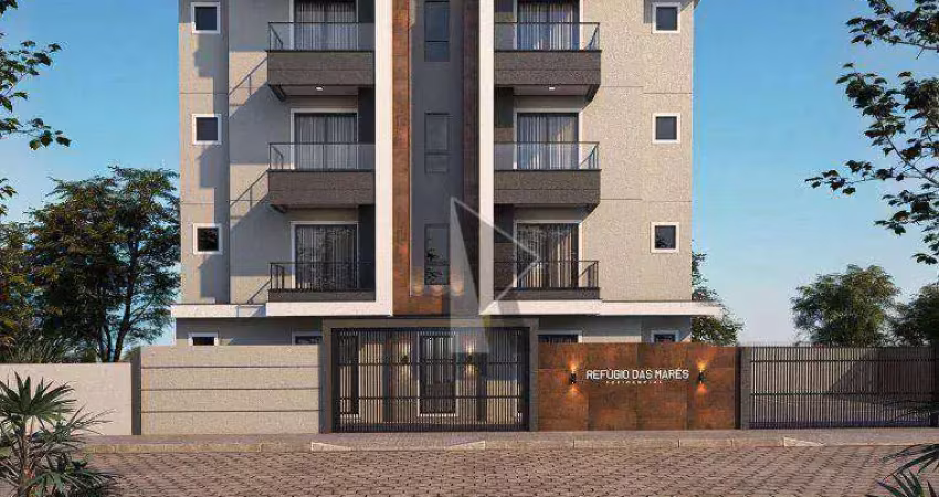 Apartamento com 2 dormitórios à venda, 61 m² por r$ 399.000 - meia praia - navegantes/sc