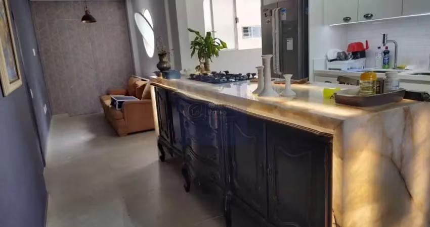 Apartamento para Locação em Santos, Ponta da Praia, 2 dormitórios, 1 suíte, 3 banheiros, 1 vaga