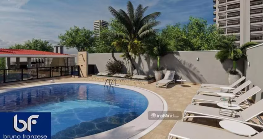 Apto 3 dorm, 135 m², 2 vagas, prédio com lazer, pompéia-santos-sp