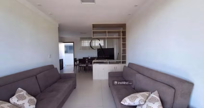 Apto com vista mar -  2 dormitórios - 88m² - varanda - 1 vaga - - boqueirão - santos