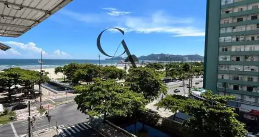 Apartamento com linda vista mar 2 dormitórios, 1 banheiro, 1 vaga,venda,pompéia em santos