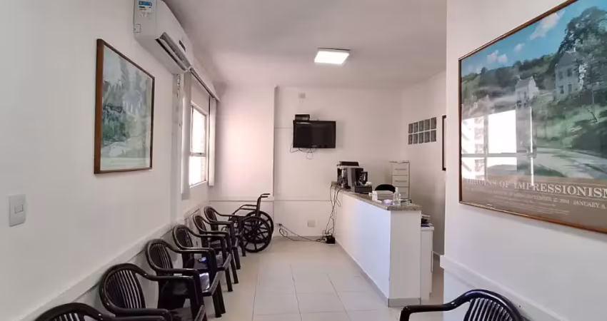 Venda sala comercial  recepção, 3 salas e 2 banheiros à venda, 71 m²  vila belmiro /santos /sp