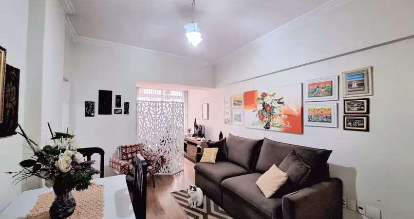 Apto reformado  2 dormitórios - 80m² - 2 banheiros - - boqueirã0 - santos