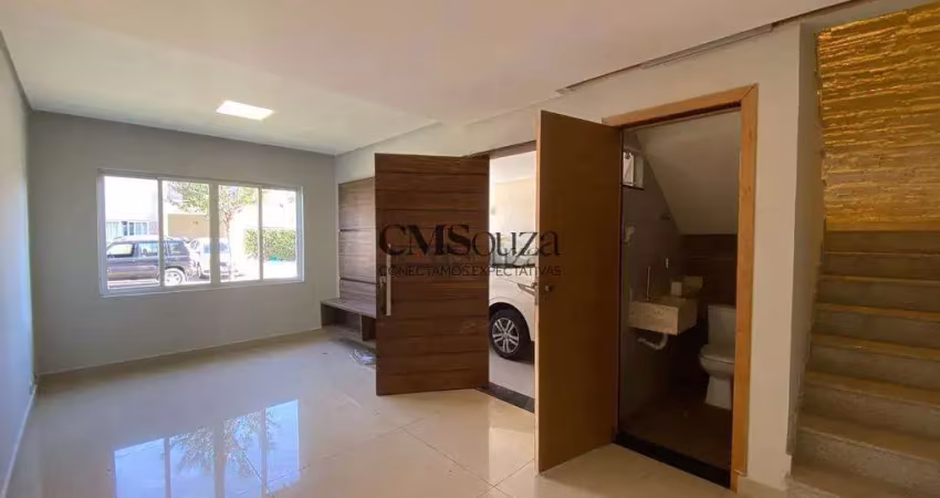 Casa à venda em londrina, bandeirantes, com 3 quartos, com 100 m², condomínio jockey club