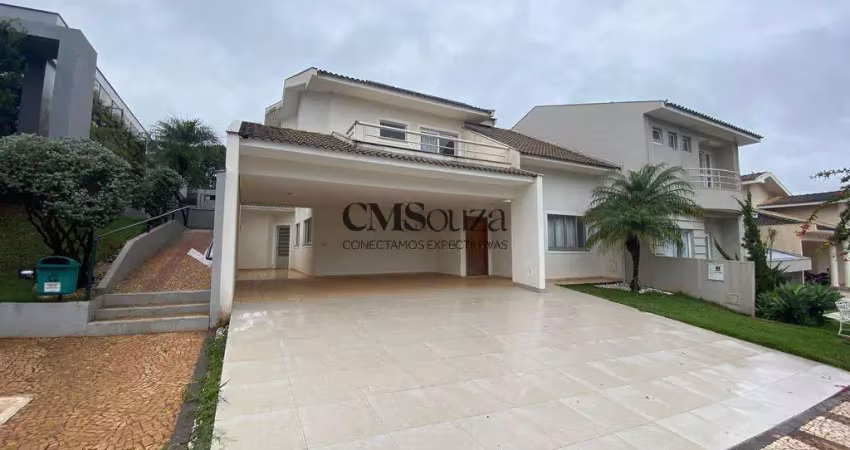 Casa para alugar em londrina, terras de santana ii, com 3 suítes, com 260 m²