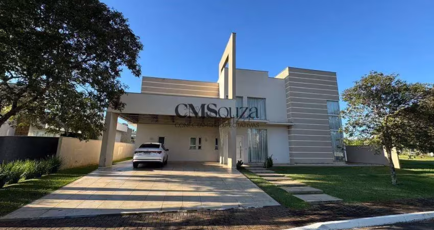 Casa à venda em cambé, jardim tarobá, com 4 suítes, com 310.66 m², condomínio villagio do engenho