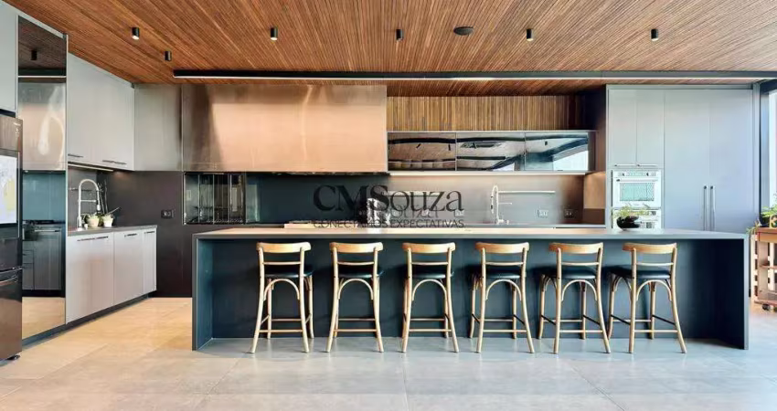Apartamento à venda e para alugar em londrina, gleba palhano, com 4 suítes, com 383.92 m², maison heritage