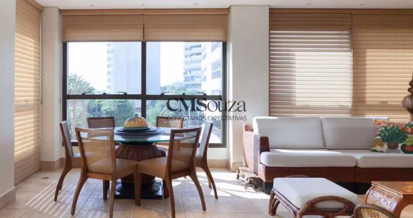 Apartamento para locação em londrina, gleba palhano, com 4 suítes, com 445 m², torre de málaga